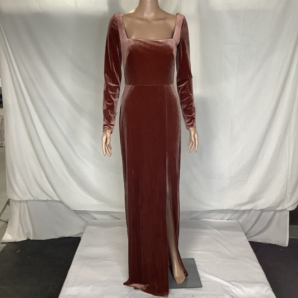 NEW ANTHROPOLOGIE X JENNY YOO Rachel Long Sleeve Square Neck Dress –Size 4